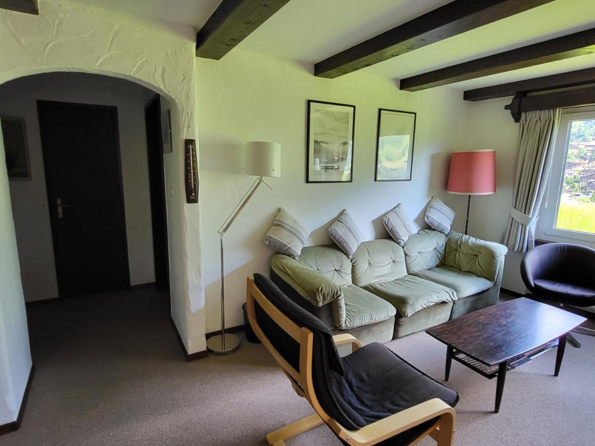 Appartement In Hus Signal Met Prachtig Uitzicht Op De Bergen Klosters Exterior foto